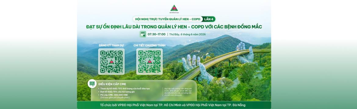 Chương trình Hội nghị Hen COPD 2026 chủ đề: 
