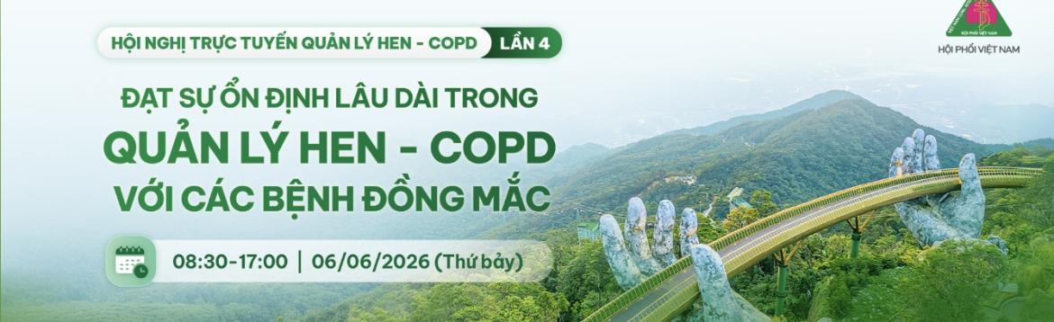 Link tham dự Hội nghị Quản lý Hen COPD ngày 06/06/2026